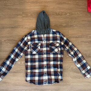 Men's ELXR flannel with hood